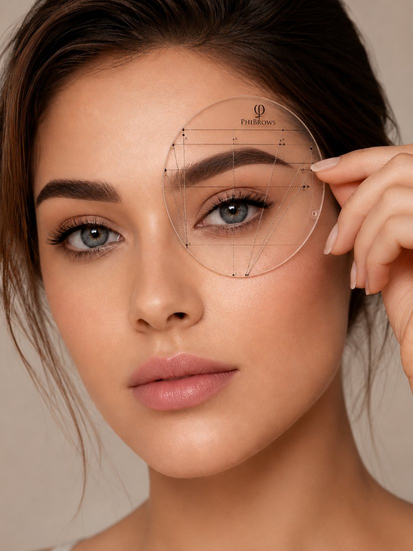 PhiBrows Brauen-Vermessung – präzise Planung der Augenbrauenform bei Geestglanz
